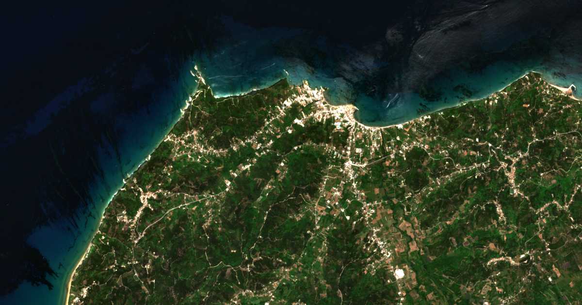 Carte satellite de Méga Ydrí