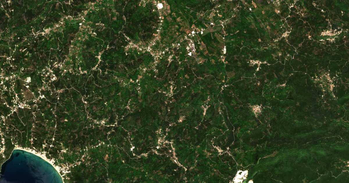Carte satellite de Mesariá