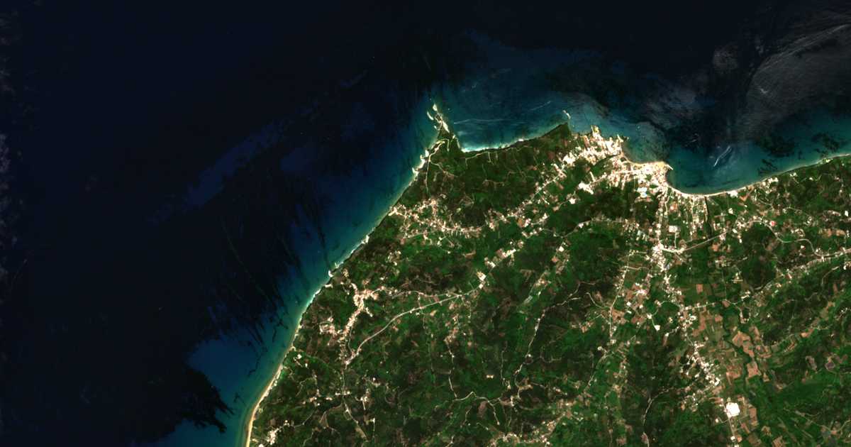 Carte satellite de Perouládes