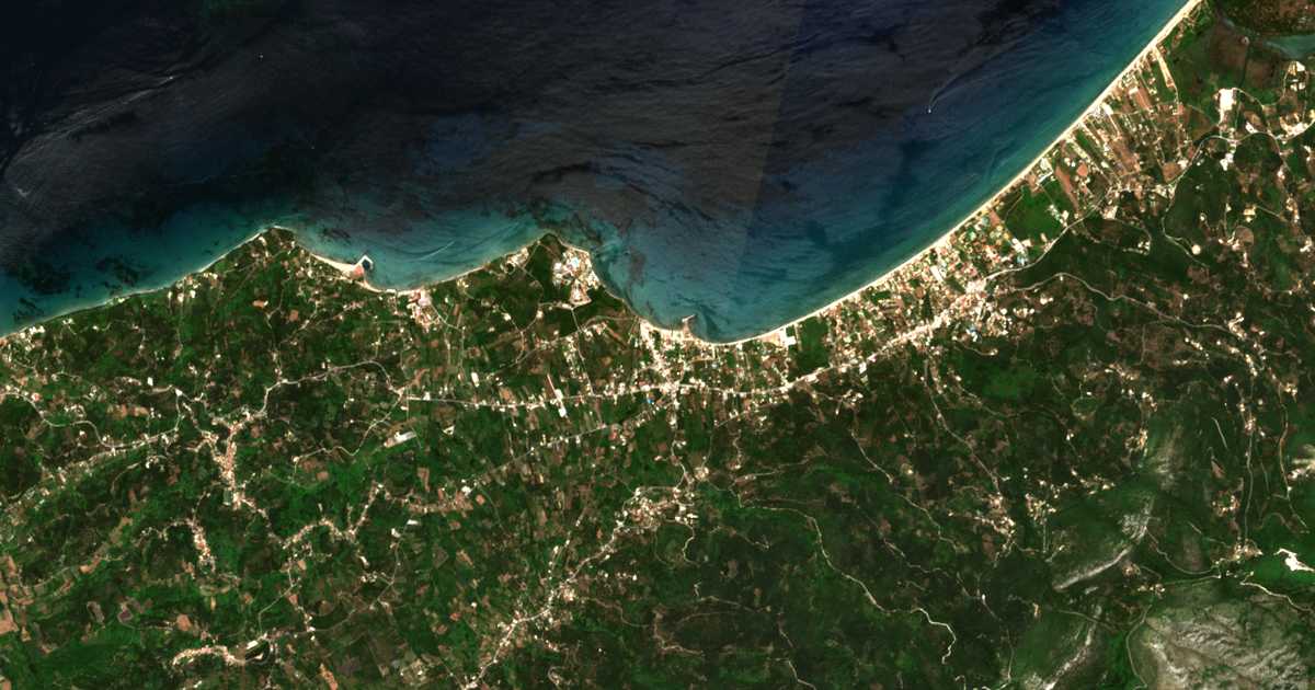 Carte satellite de Róda