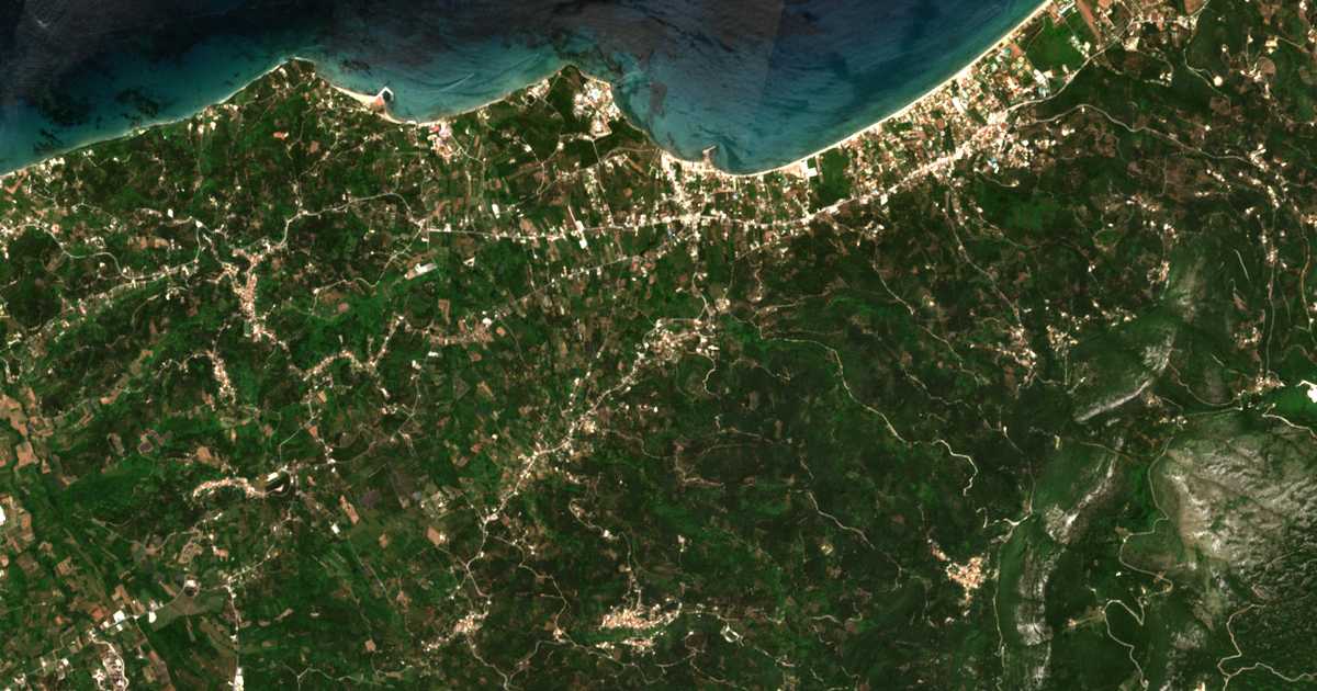 Carte satellite de Sfakerá