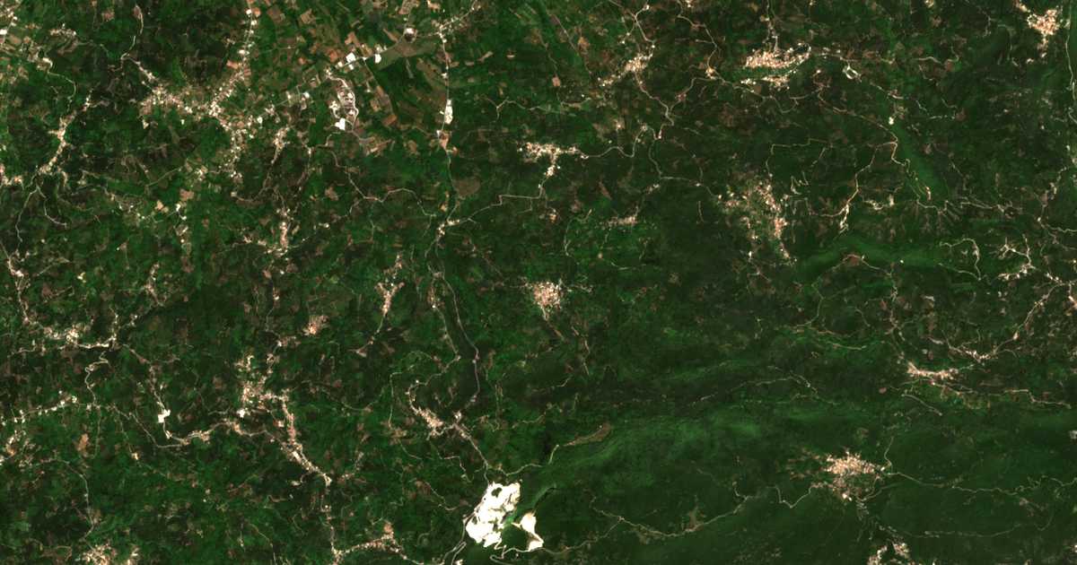 Carte satellite de Valanío