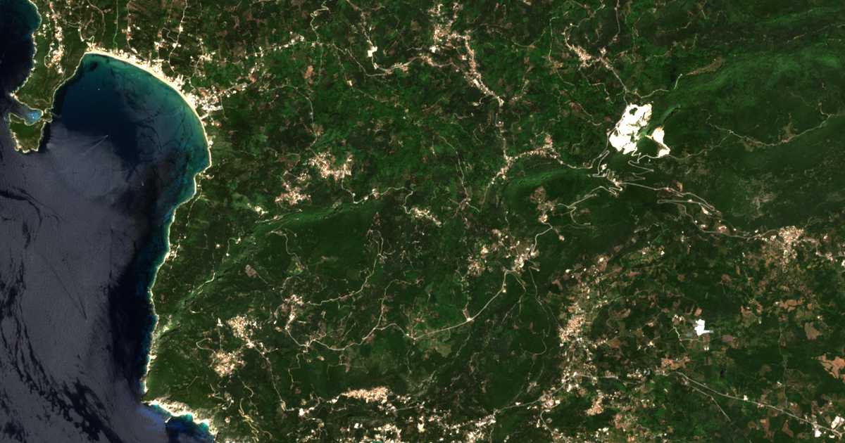 Carte satellite de Vatoniés