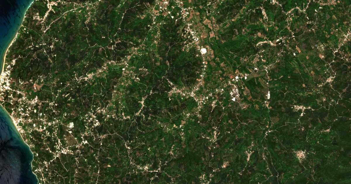 Carte satellite de Velonádes