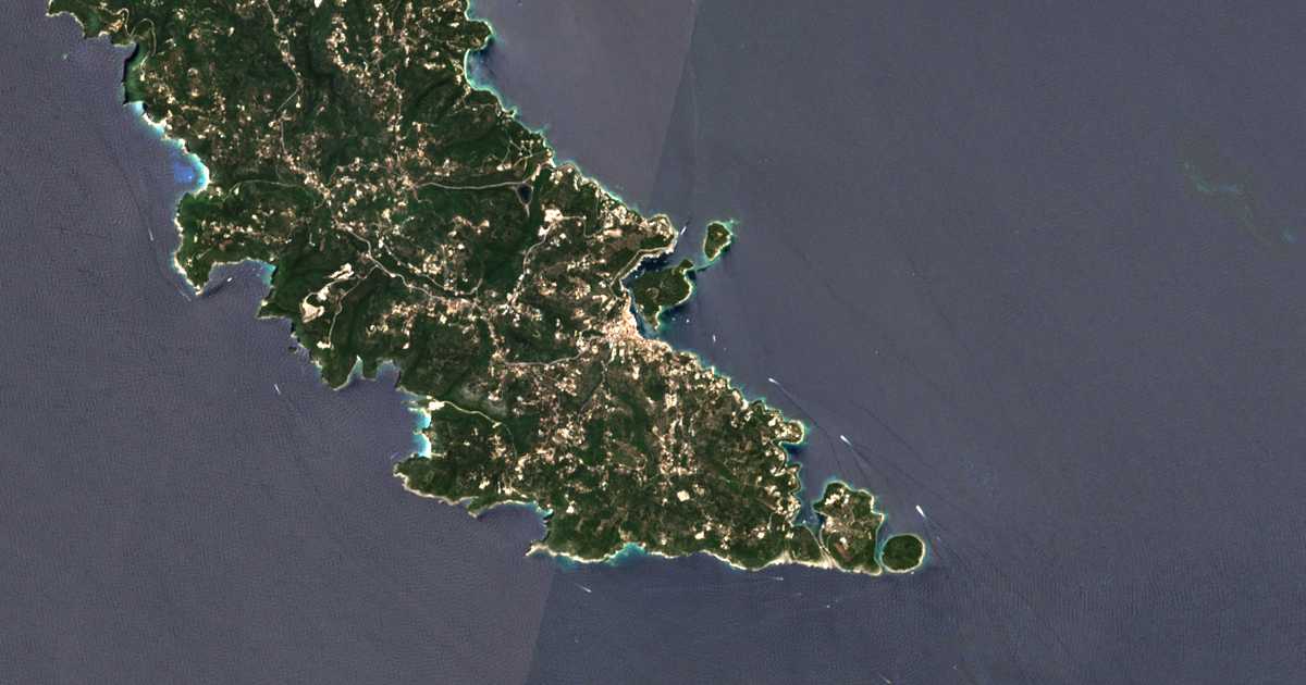 Carte satellite de Gáios