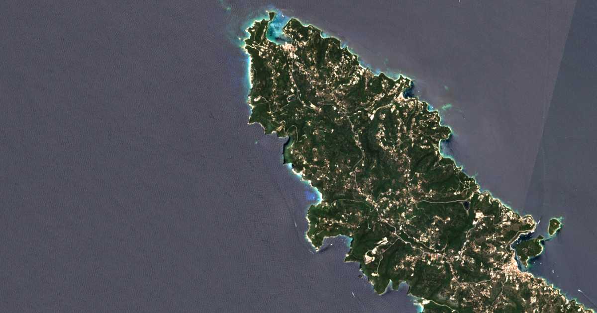 Carte satellite de Grammatikéika