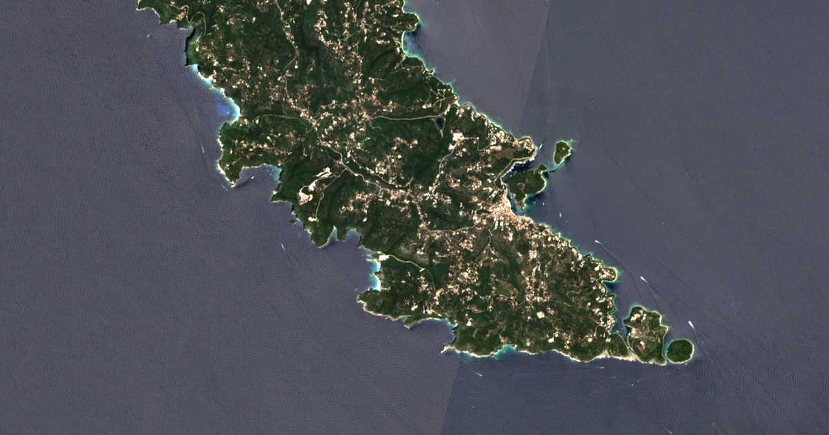 Carte satellite de Vlachopoulátika