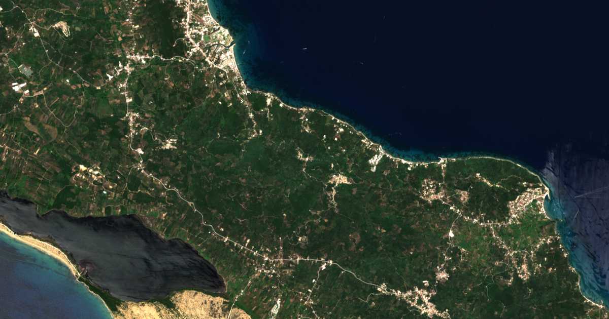 Carte satellite de Ágios Dimítrios