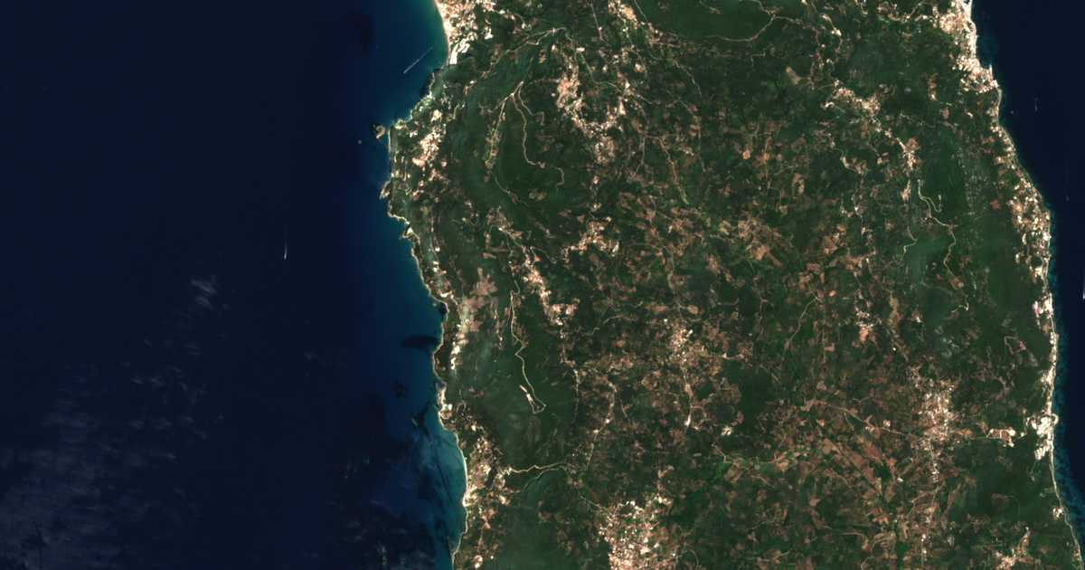 Carte satellite de Áno Pavliána