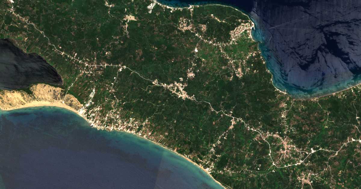 Carte satellite de Agrós
