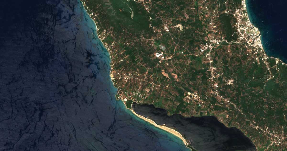 Carte satellite de Chalikoúnas