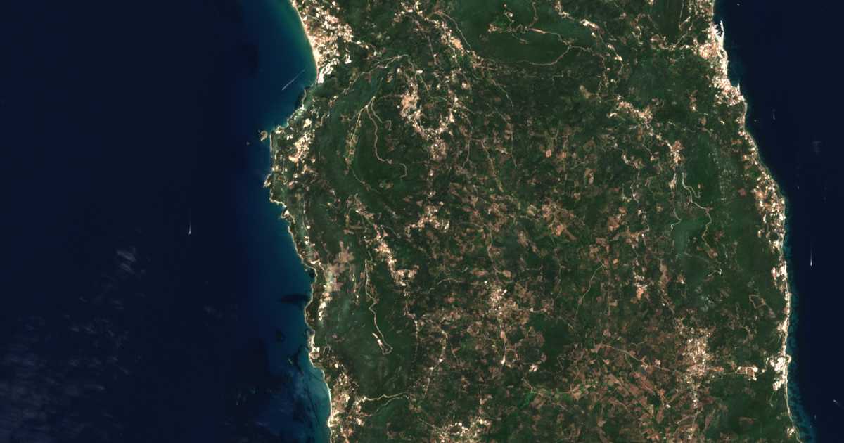 Carte satellite de Káto Pavliána
