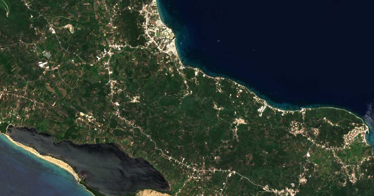 Carte satellite de Káto Spíleo