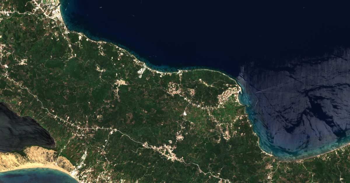 Carte satellite de Kouspádes