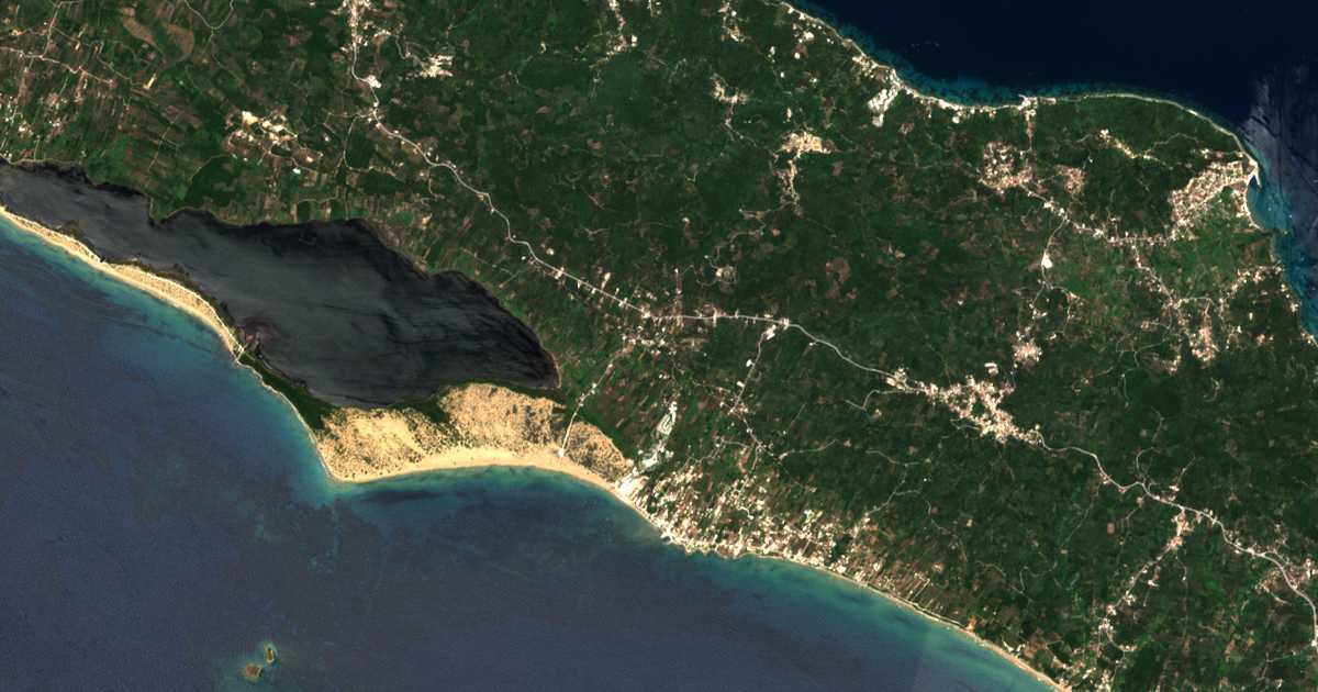Carte satellite de Línia