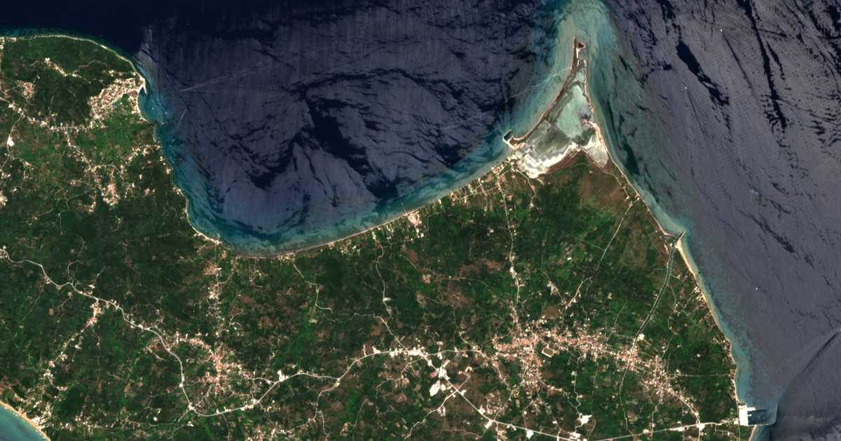 Carte satellite de Mólos