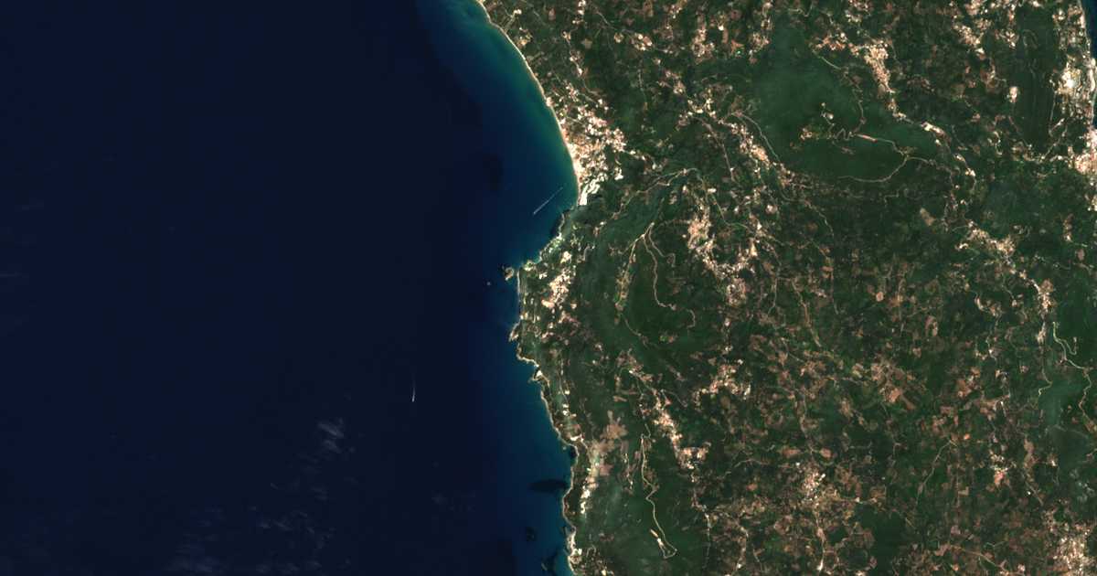 Carte satellite de Pendáti