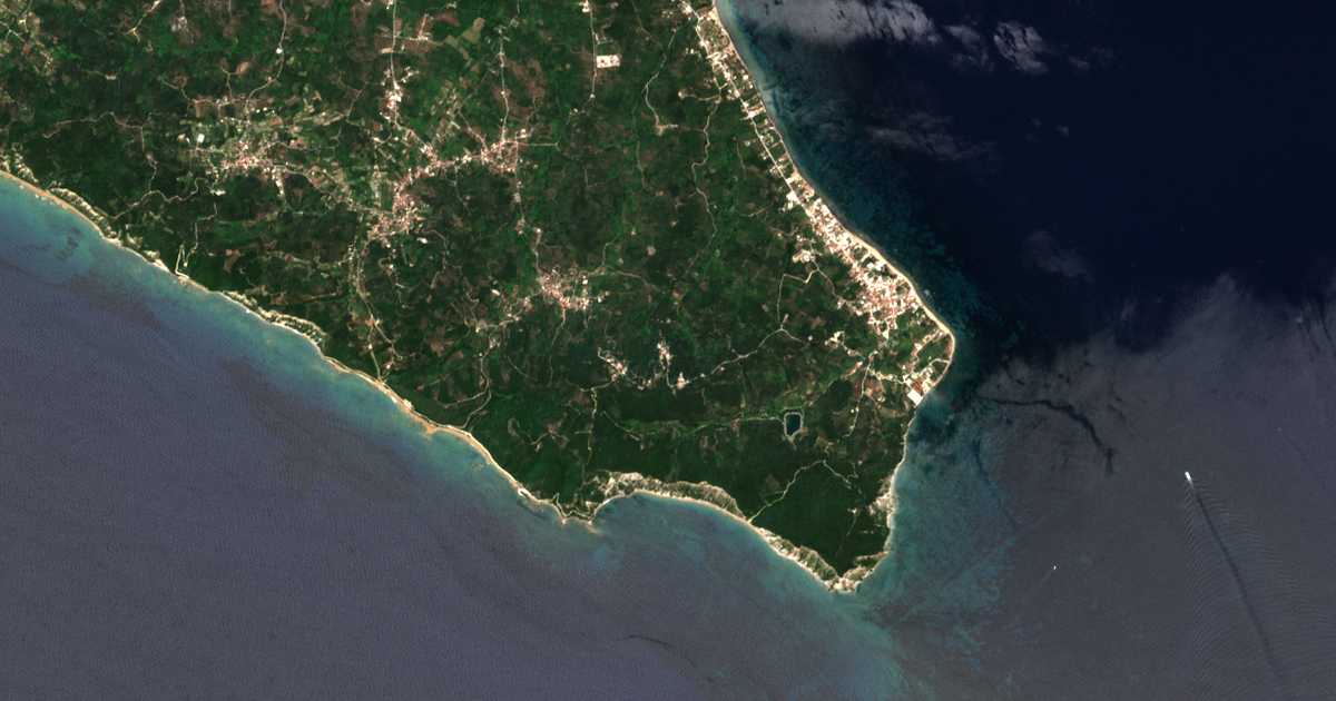 Carte satellite de Sparterá
