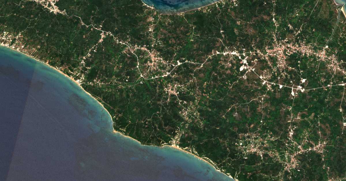 Carte satellite de Vitaládes
