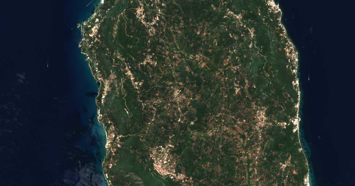 Carte satellite de Vouniatádes