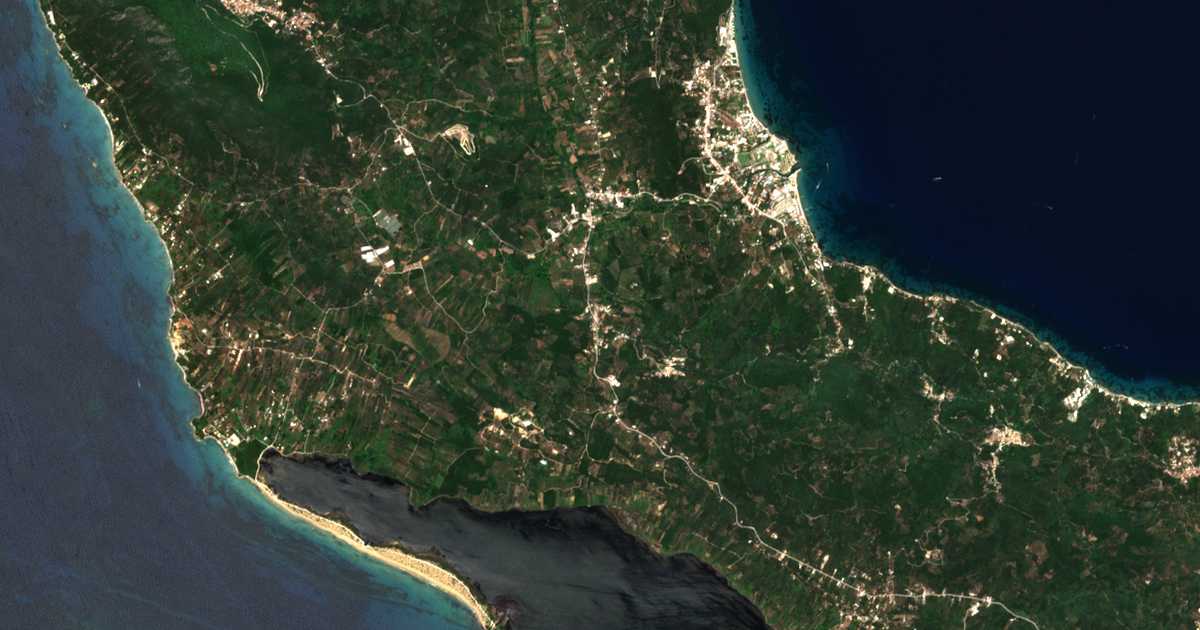 Carte satellite de Vranganiótika