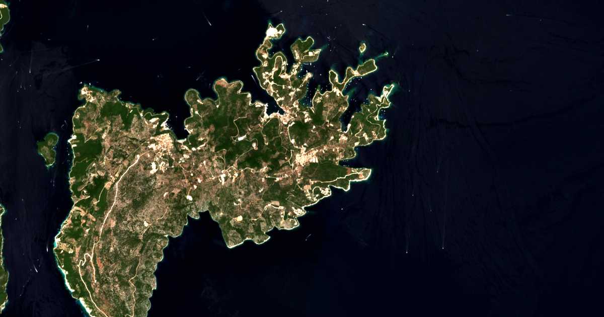 Carte satellite de Katoméri