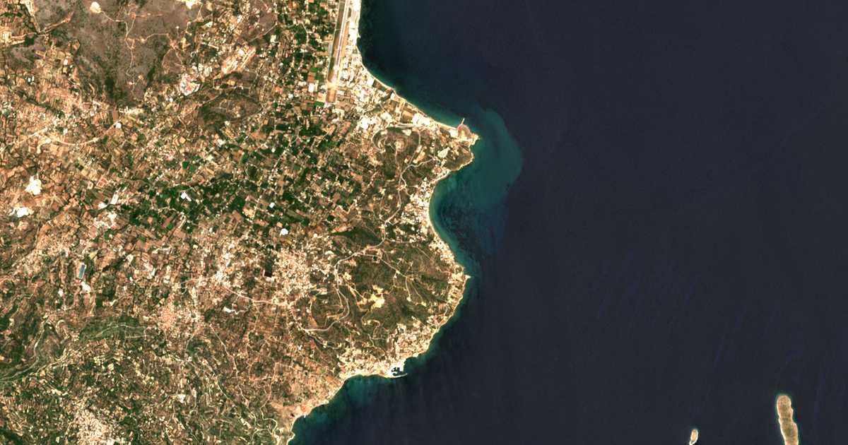 Carte satellite de Karfás