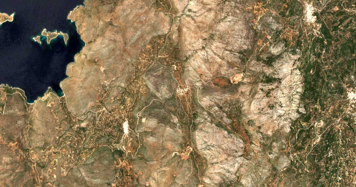 Carte satellite de Véssa