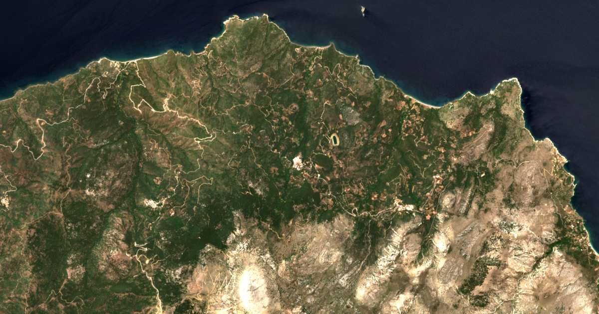 Carte satellite de Víki