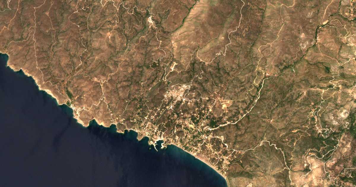 Carte satellite de Volissós