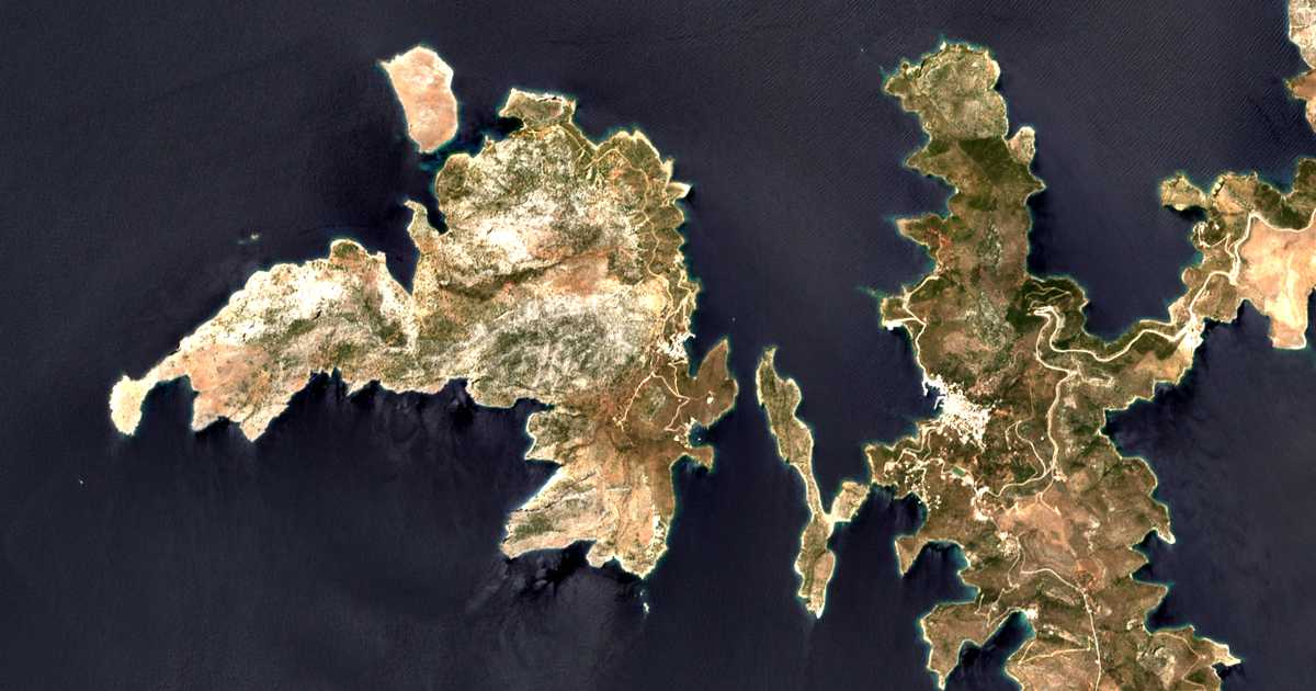 Carte satellite de Thymaina