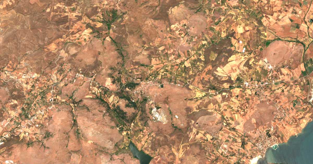 Carte satellite de Ágios Dimítrios