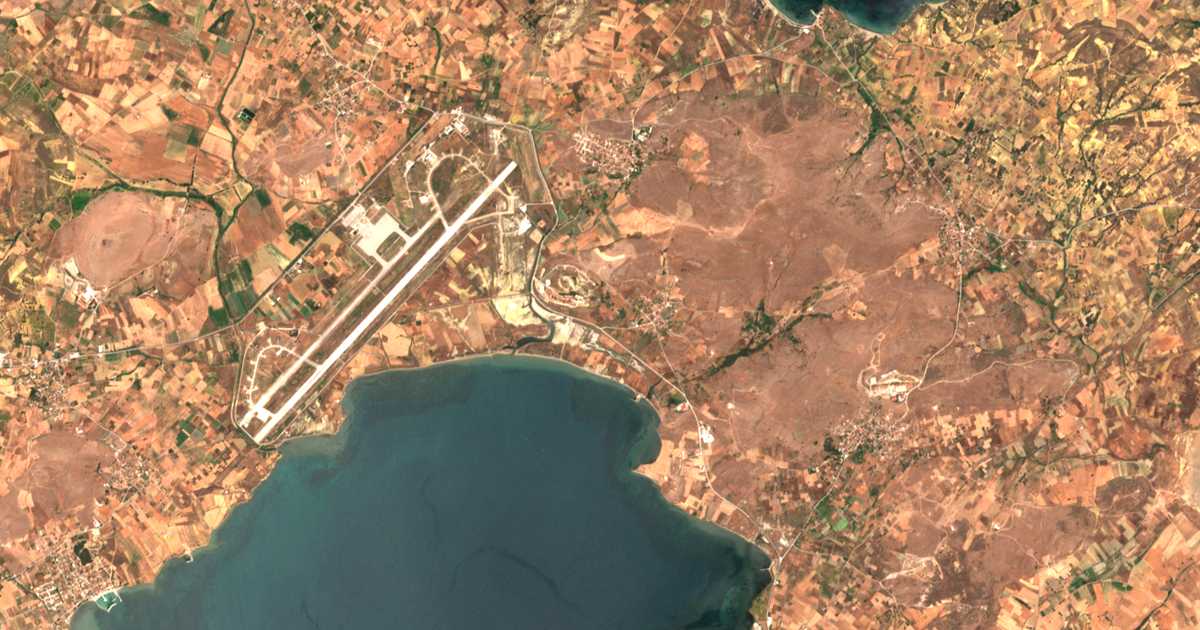 Carte satellite de Anemóessa