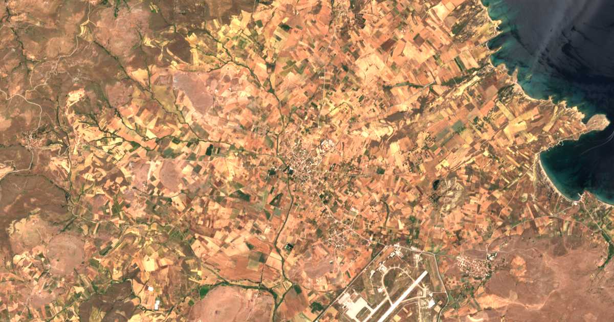 Carte satellite de Atsikí