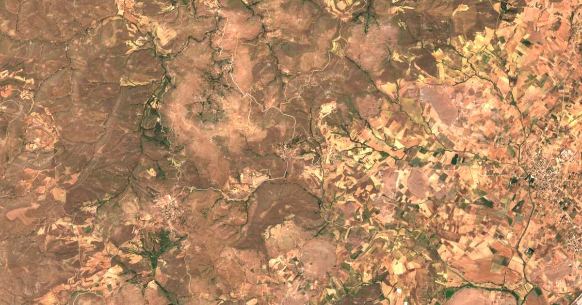 Carte satellite de Dáfni