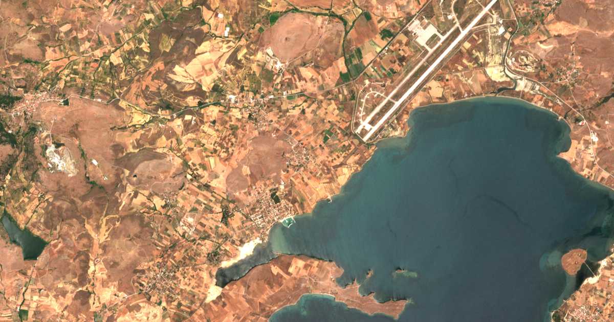 Carte satellite de Kallithéa