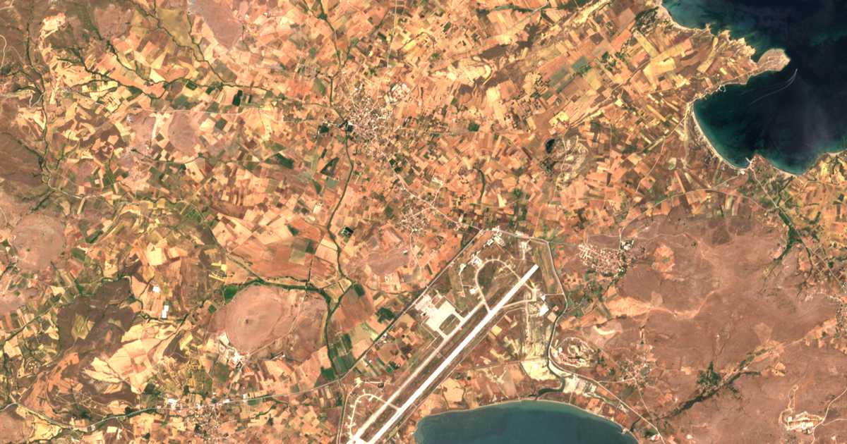 Carte satellite de Karpásion