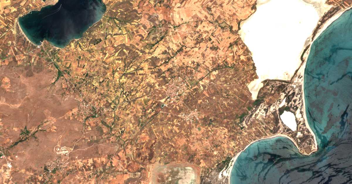 Carte satellite de Kontopoúlion