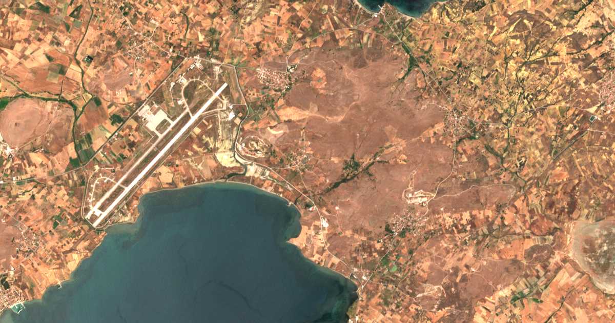 Carte satellite de Lýchna
