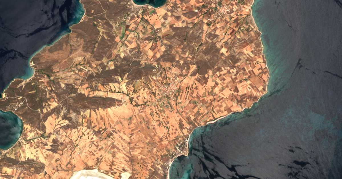 Carte satellite de Panagía