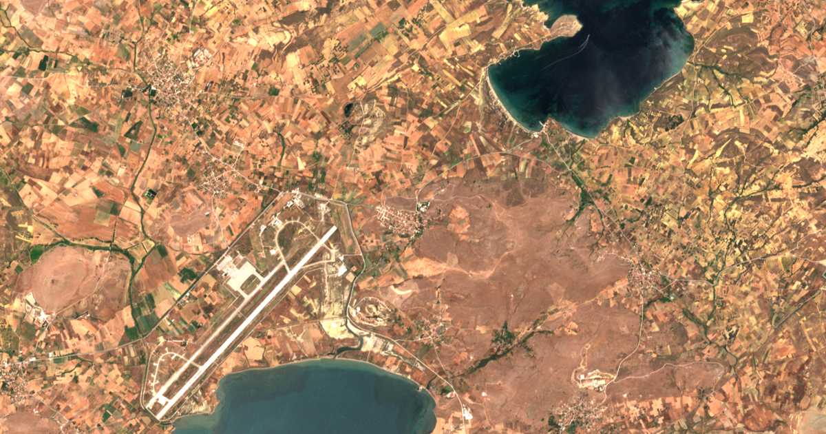 Carte satellite de Város