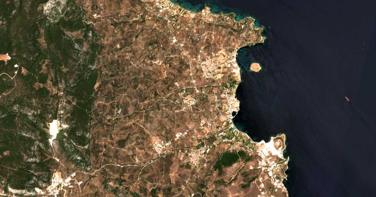 Carte satellite de Afálonas