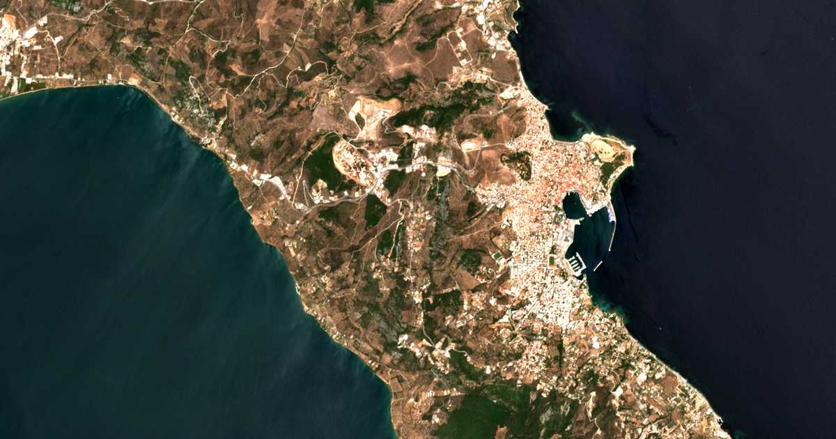 Carte satellite de Alyfantá