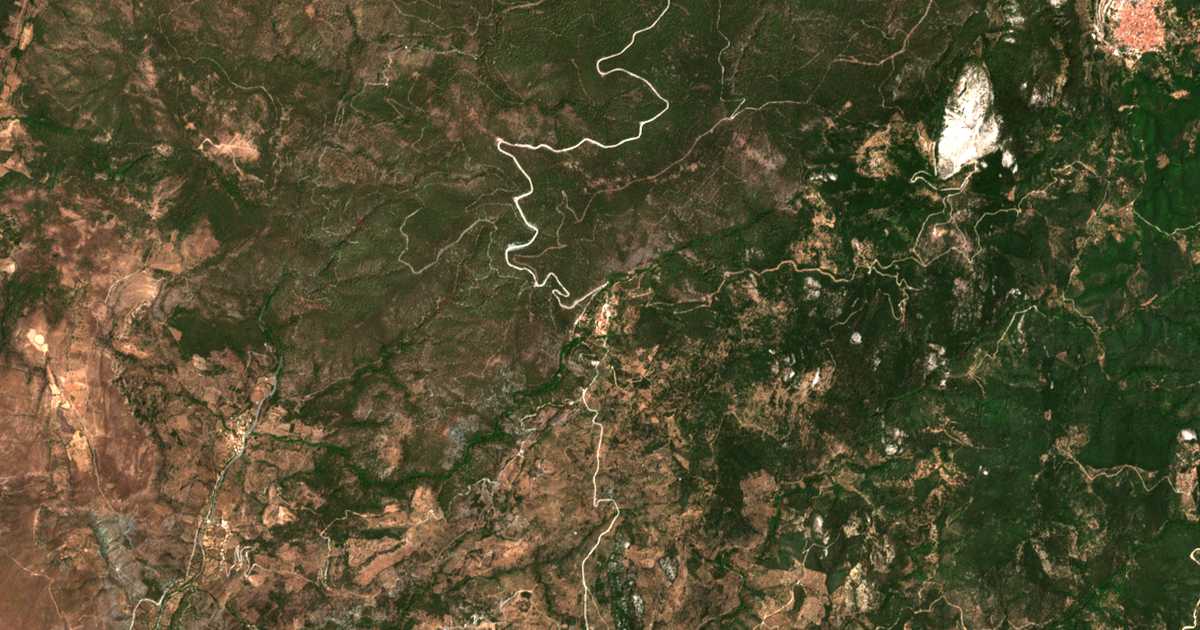Carte satellite de Ambelikó
