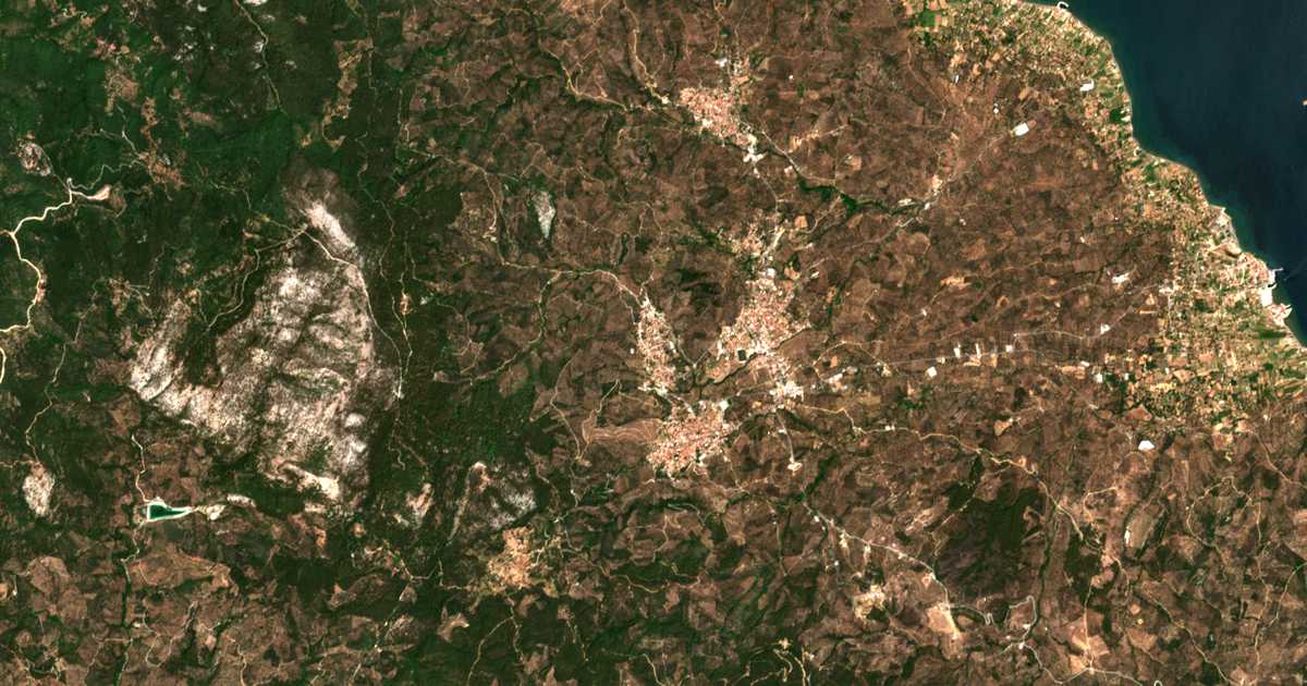 Carte satellite de Mesagrós