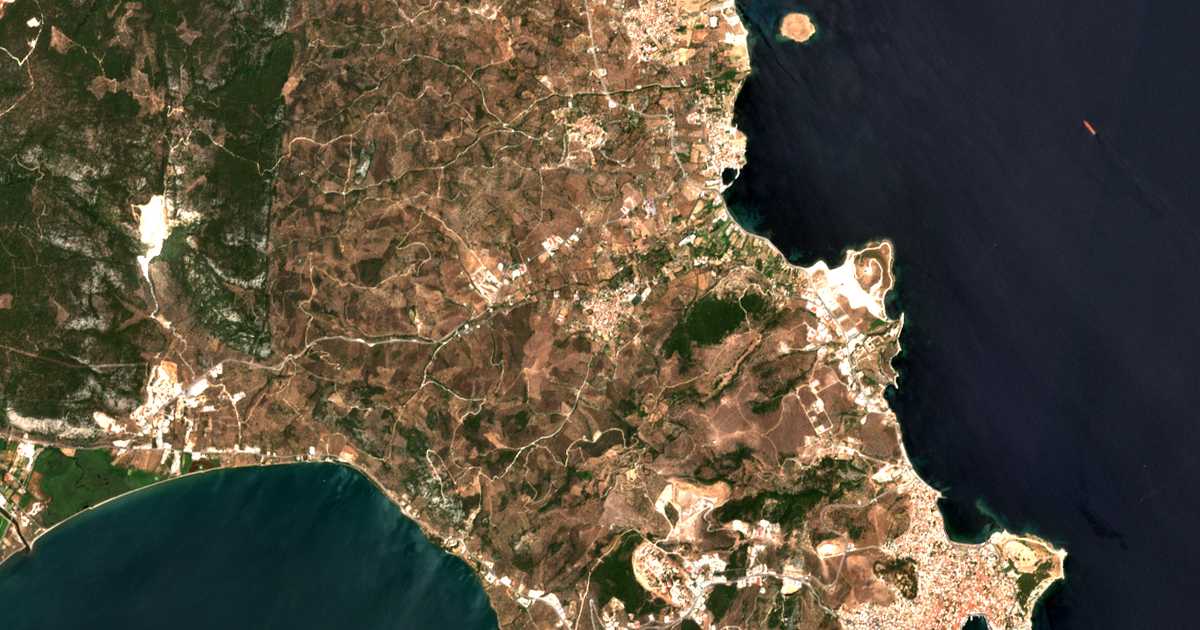 Carte satellite de Mória