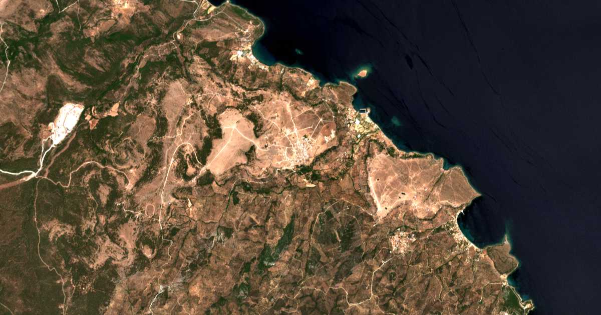 Carte satellite de Nées Kydoniés