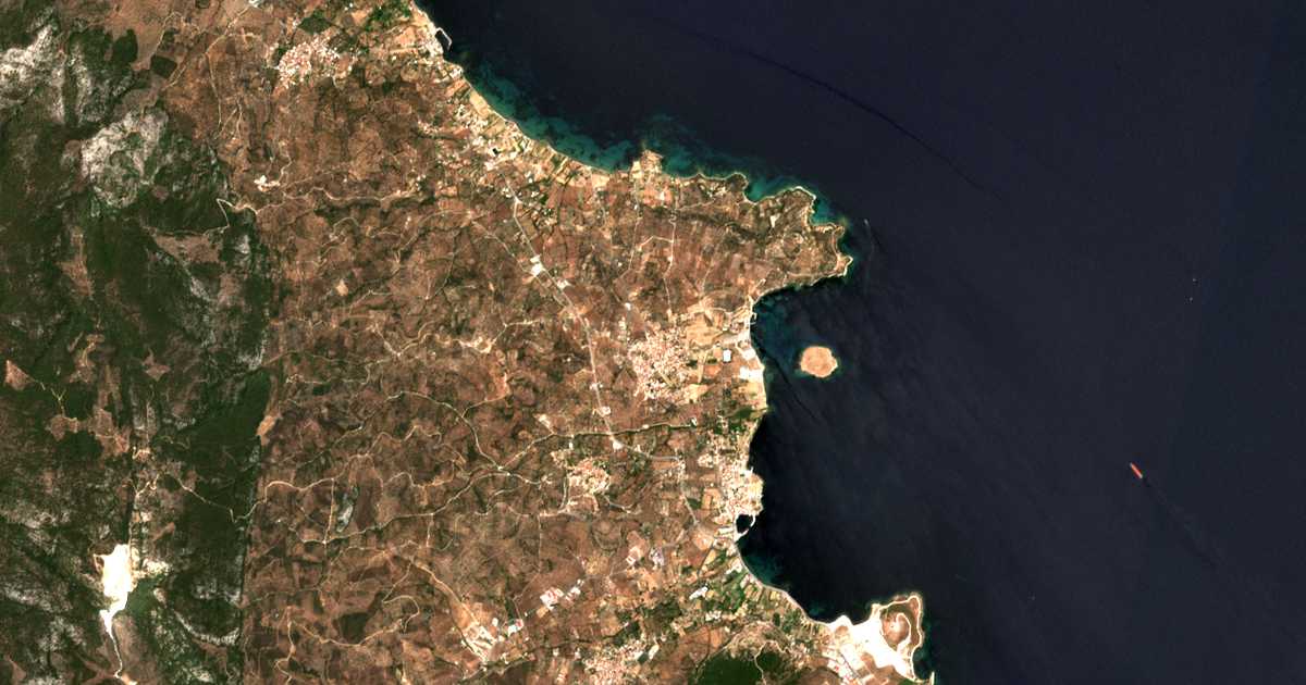 Carte satellite de Pámfila