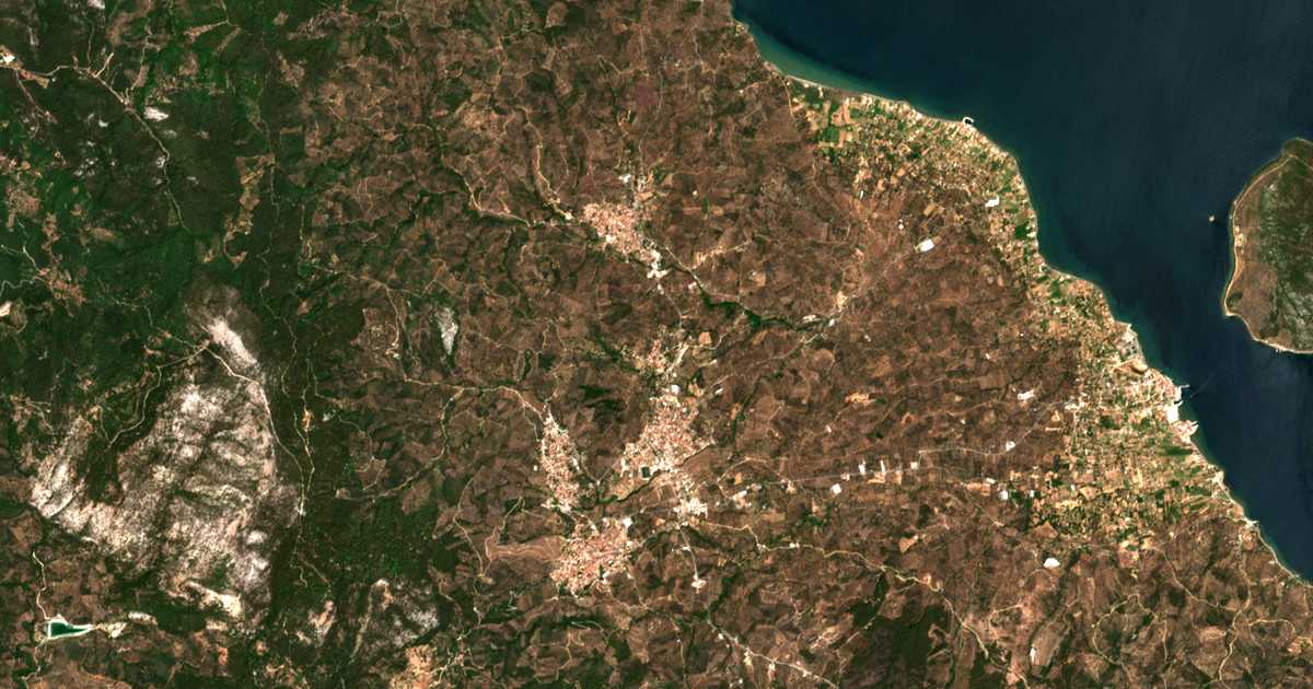 Carte satellite de Plakádos