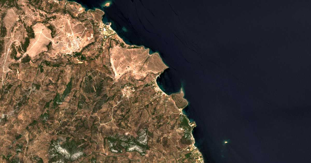 Carte satellite de Skála Mistegnón